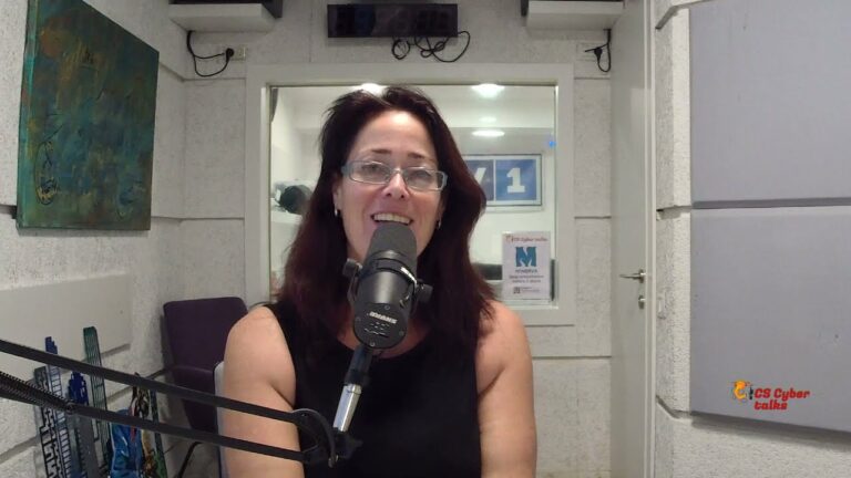 Einat Meyron cyber-resilience expert נחשון פינקו מארח את עינת מירון יועצת הערכות לאירועי סייבר